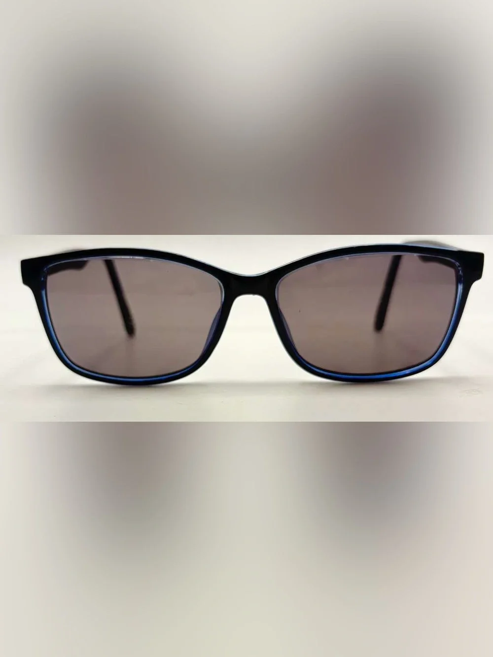 Santa Ana S825 Black Blue Oval Sunglasses Frames Only